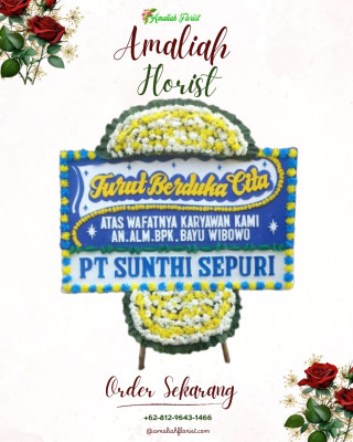 Papan Bunga Duka di Kayoa Barat
